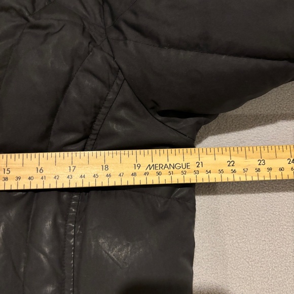 Eddie Bauer 700 Fill Power Puffers Parka Jackets Size Medium Black Goose Down - Picture 4 of 8